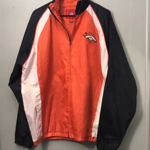 NFL Broncos windbreaker sz L